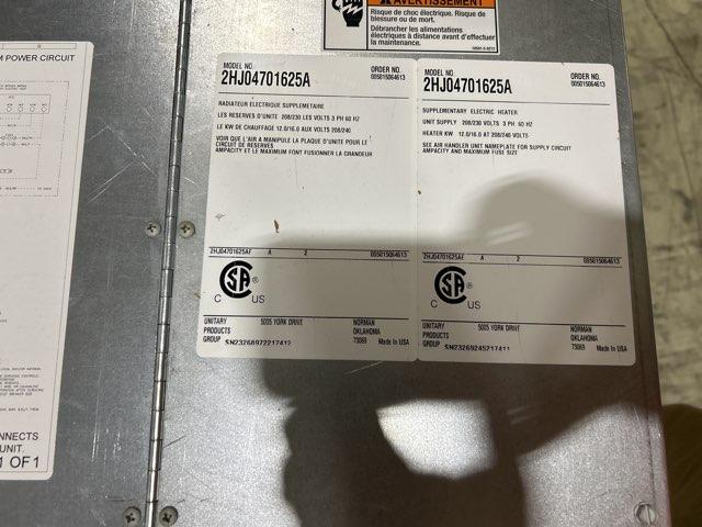 10 Ton AC/HP ECM Upflow/Horizontal Air Handler 208-230/60/3 R-410A CFM: 5000 and 16 KW Heat 230/60/3