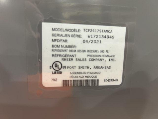 2 Ton 2-Stg Communicating Compatible SS AC 17 SEER and 2 Ton AC/HP Multiposition Cased N Coil, R410A