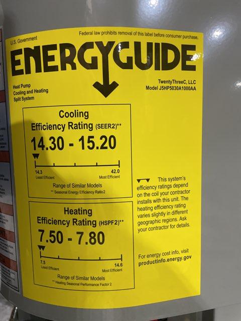 2.5 Ton 1-Stg SS Heat Pump R454B 14.3 SEER2, 3 Ton PSC Multi Air Handler, TXV Kit With 5KW Heat Kit