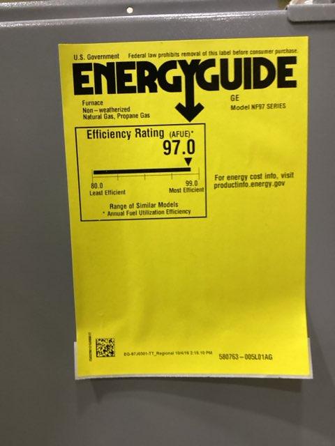 66,000 BTU Low NOx Downflow ECM Var Speed Gas Furnace 97% with 2.5-3 Ton AC/HP Downflow Cased A Coil