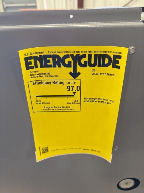 88,000 BTU Low NOx 2-Stg Up/Horz ECM Var Spd Gas Furnace 97% with 2 Ton AC/HP Up/Down Uncased A Coil
