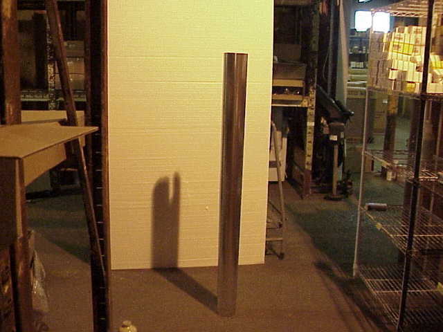 4" X 5 FEET ROUND PIPE, 30 GAUGE