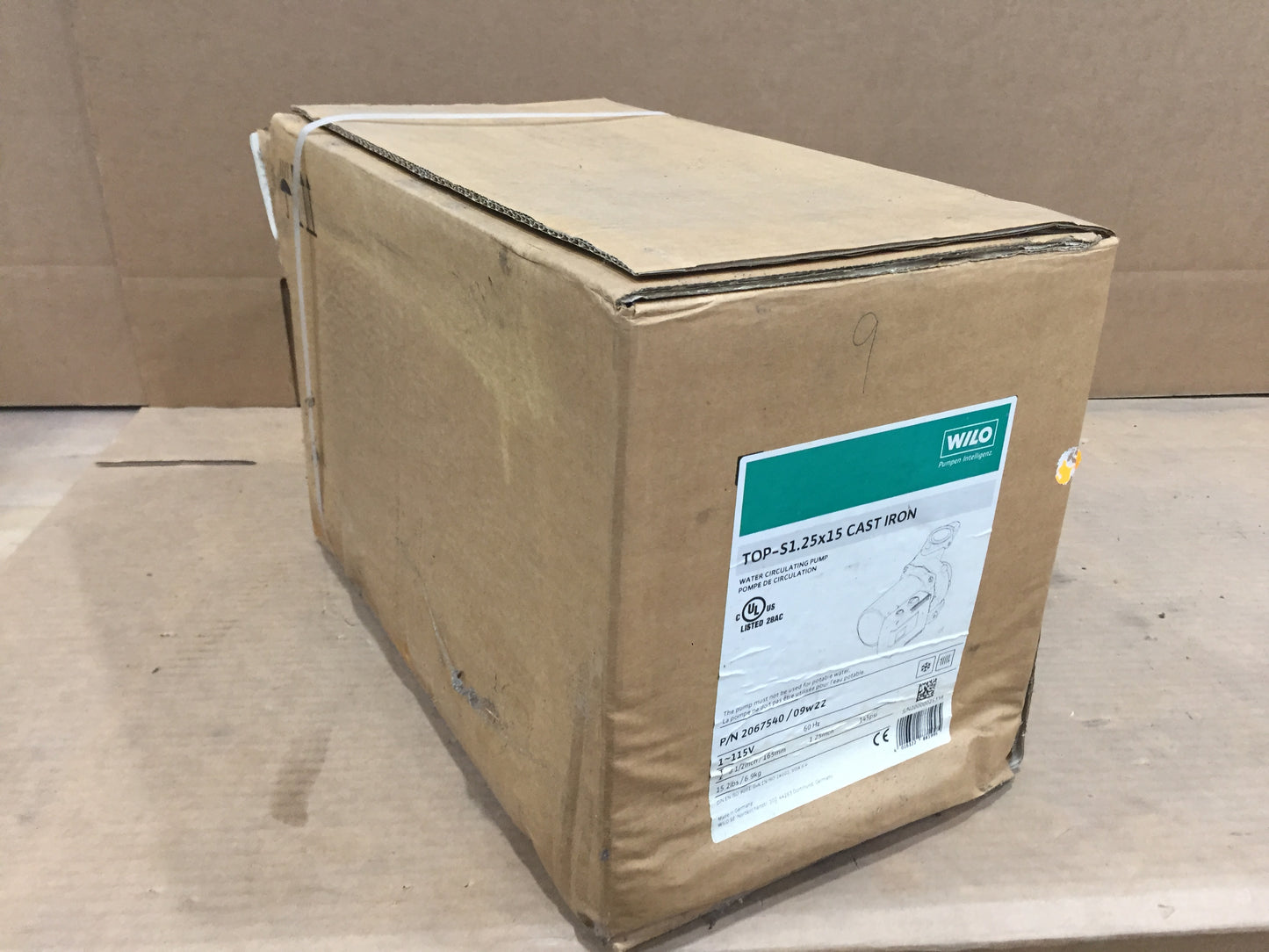 1/8 HP 2 SPEED CAST IRON WATER CIRCULATING PUMP; 115/60/1, 27 GPM