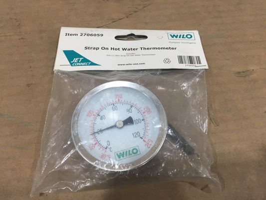 STRAP ON HOT WATER THERMOMETER; 30-250 DEGREE F