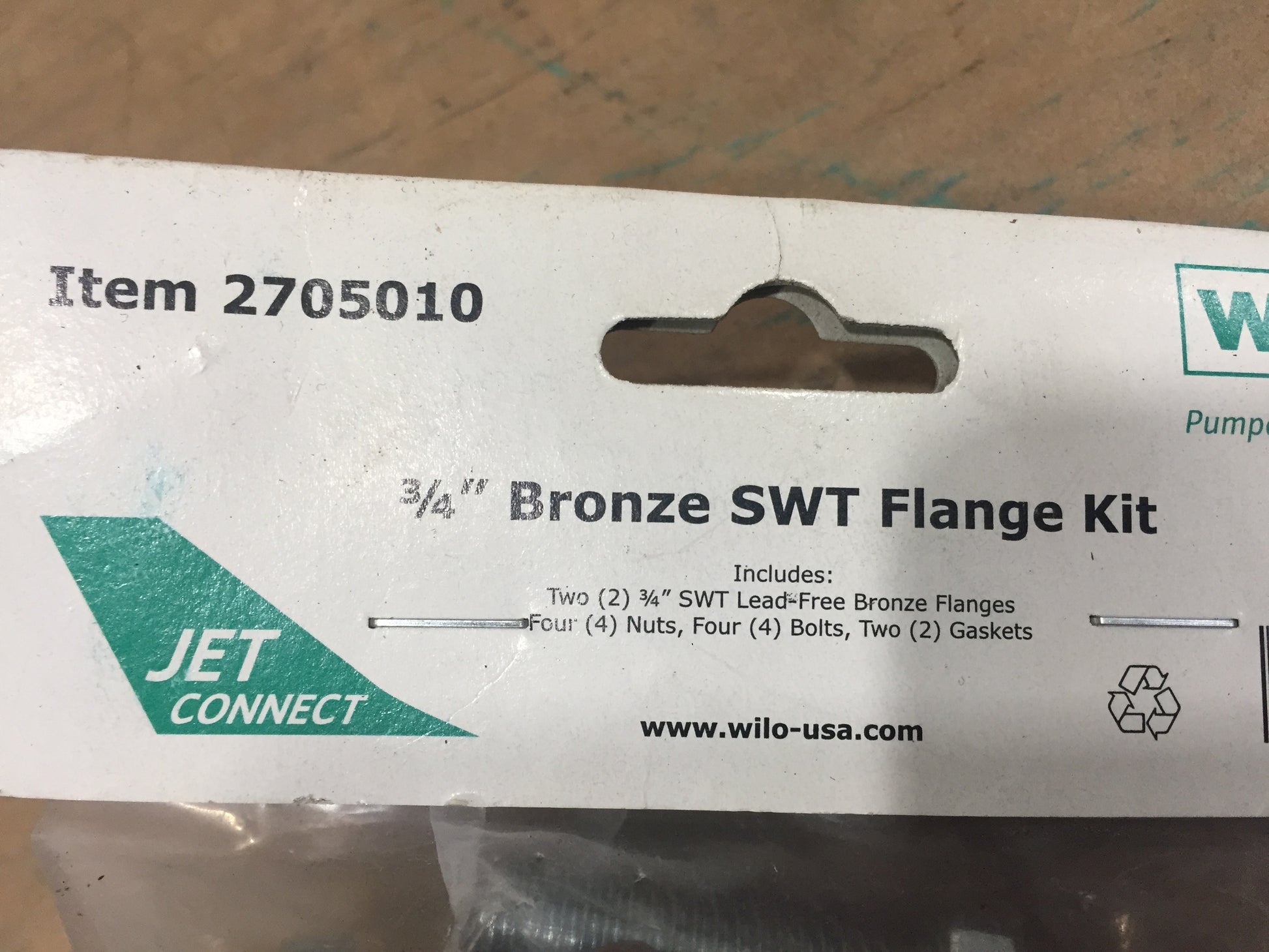 3/4" BRONZE SWEAT FLANGE KIT