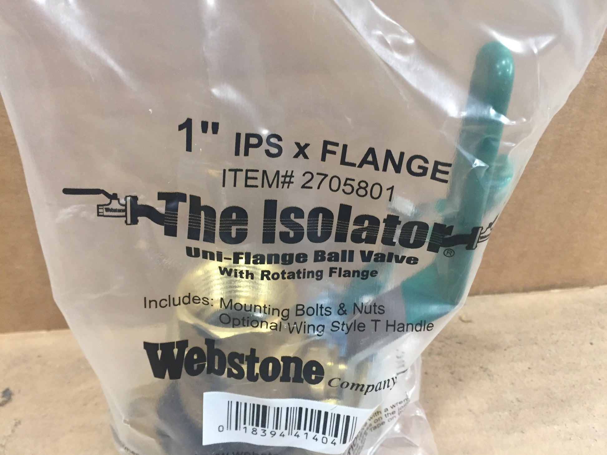 1" IPS X FLANGE BALL VALVE WITH ROTATING FLANGE