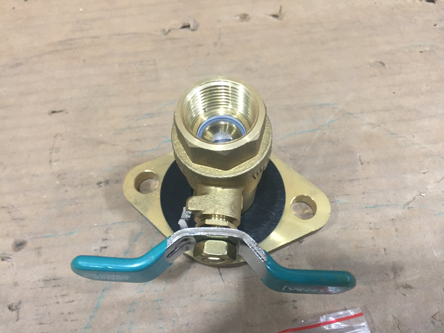 3/4" IPS X FLANGE BALL VALVE W/ IN-LINE SPRING CHECK VALVE WITH ROTATING FLANGE
