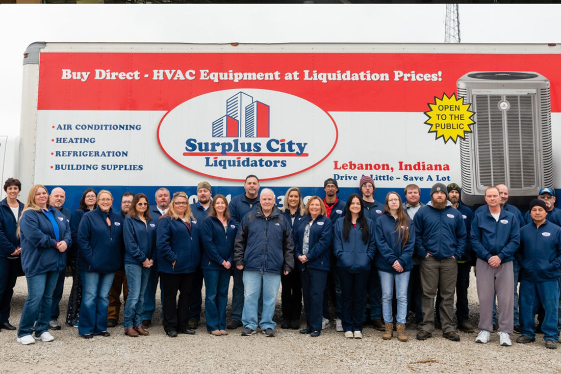 Get Your Brand-Name Heating and Air Units from Surplus City!