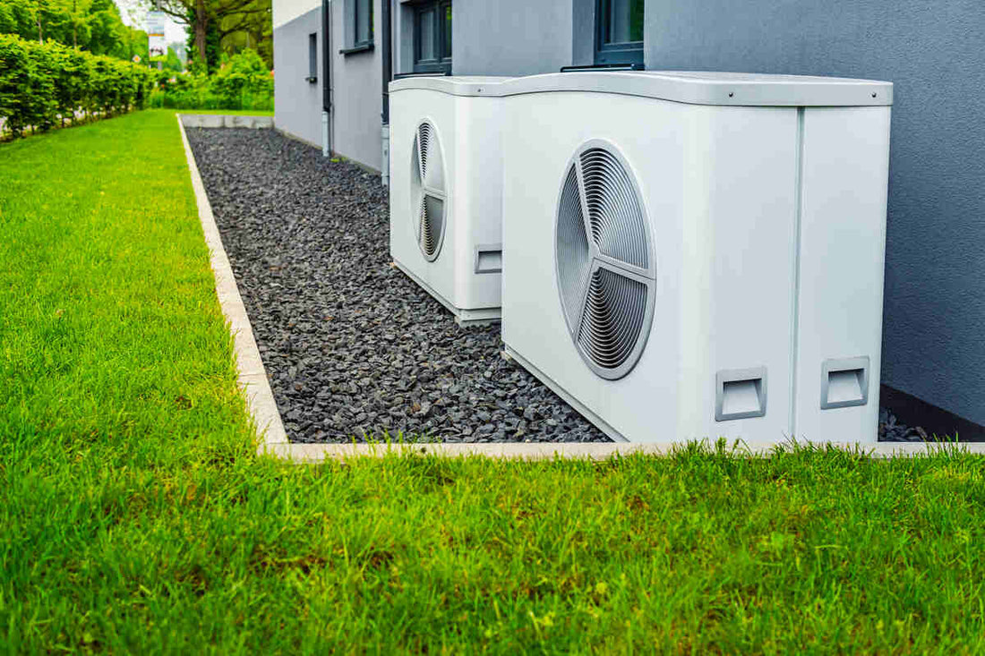what does a heat pump look like in a house