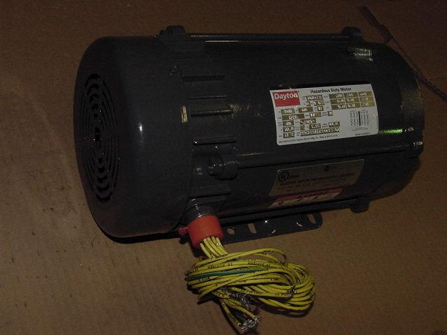 Motor eléctrico para trabajos peligrosos de 1-1/2 HP
