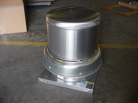 EXHAUST VENTILATOR CENTRIFUGAL DOWNBLAST, LESS DRIVE PACKAGE