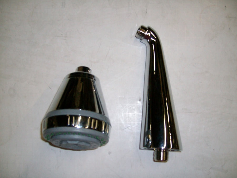 BRIZO SHOWERHEAD AND ARM POLISHED CHROME