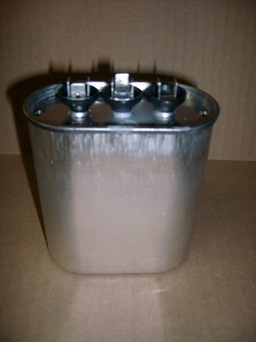 35+10 MFD X 440 VOLT OVAL AC DUAL RATED CAPACITOR