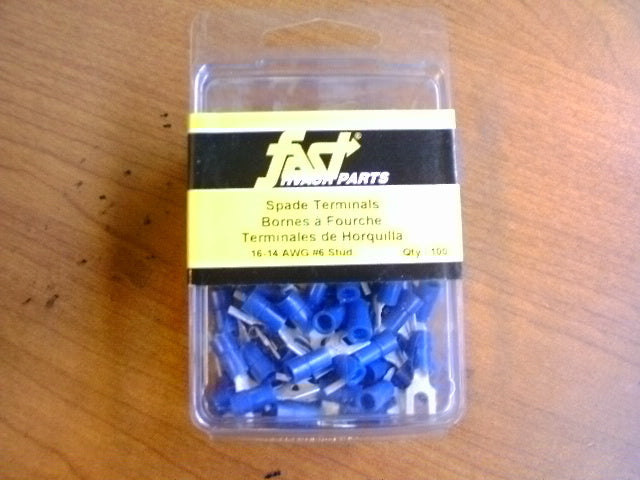 #6 STUD SPADE TERMINALS - 100/PACK – Surplus City Liquidators