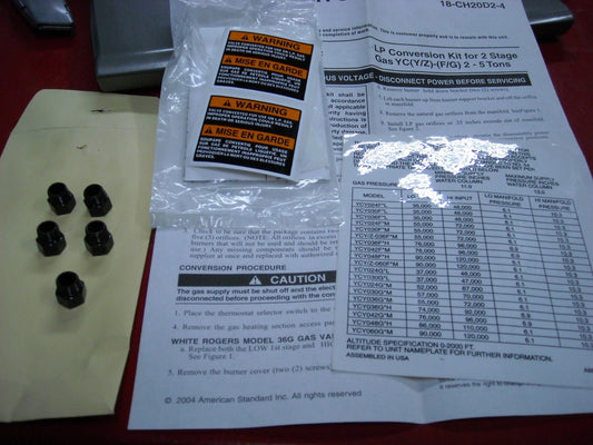 PROPANE CONVERSION KIT