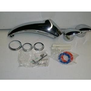 VILLETA TRIM KIT FOR TWO HANDLE ROMAN TUB-CHROME 