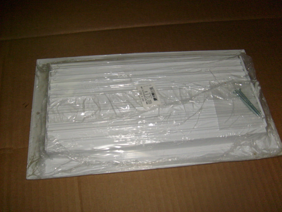 12" X 6" WHITE TWO WAY SIDEWALL REGISTER