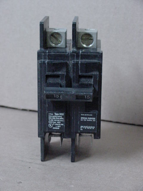 THERMAL MAGNETIC MOLDED CASE CIRCUIT BREAKER 2-POLE 15 AMP