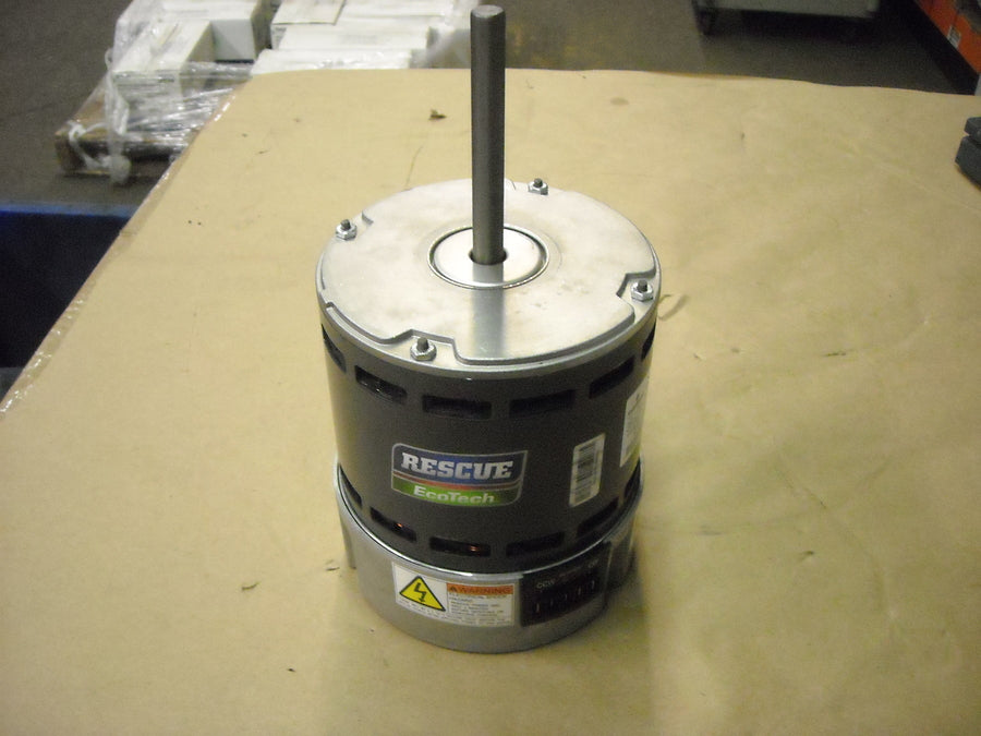 3/4 HP ECM RESCUE ECOTECH ELECTRIC MOTOR 3/4HP 230/60/1 RPM 1200/5 SPEED VARIABLE