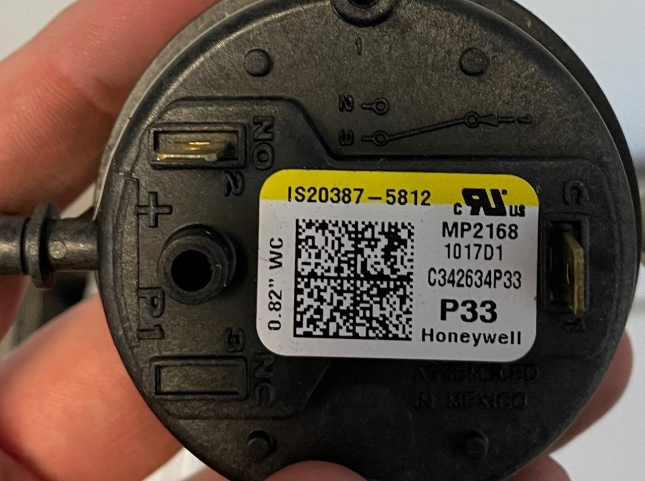 Kit de interruptor de presión para gran altitud