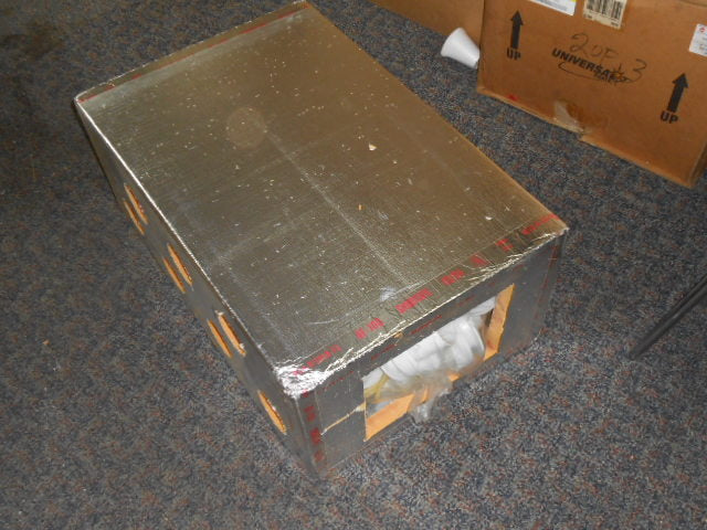 20" X 30" AIR DISTRIBUTION PLENUM BOX INPUT:8" X 11" (16) 3"CUTOUTS