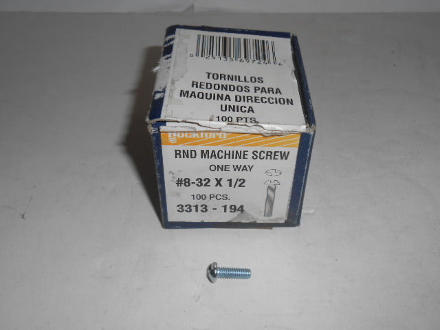 RND MACHINE SCR. ONE WAY