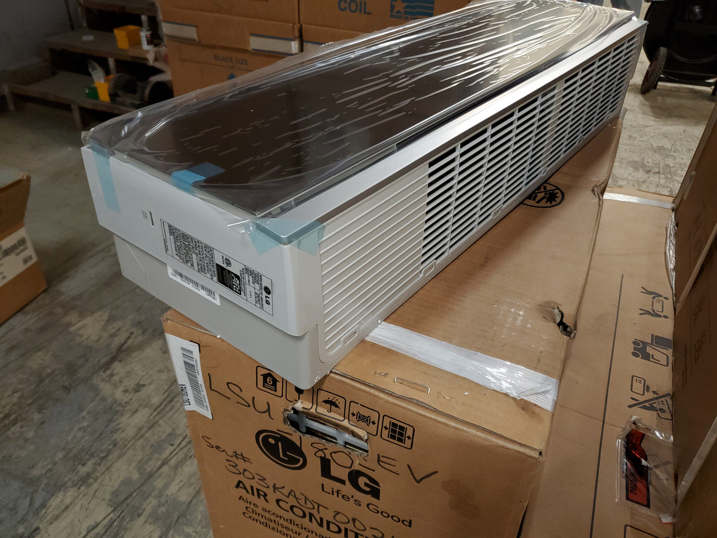 12,000 Btu Indoor Mini-Split Heat Pump Fan Coil, 208-230/60/1 R-410A