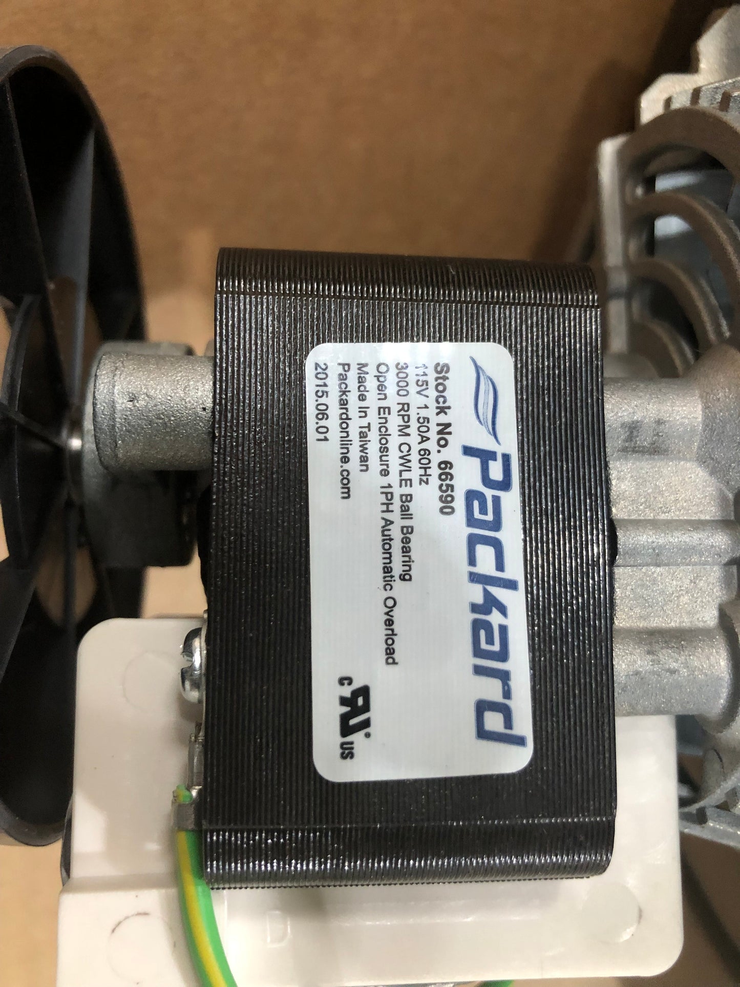 Conjunto de soplador con inductor de tiro 115/60/1 3000 RPM 1 velocidad