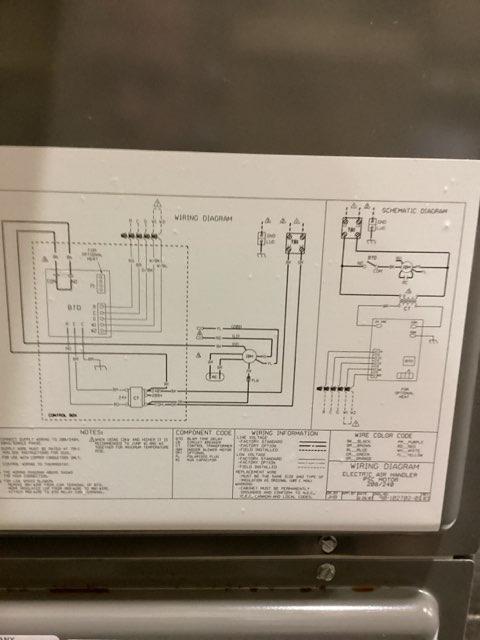 4 Ton AC/HP Upflow/Horizontal Air Handler 208-230/60/1 R-410A