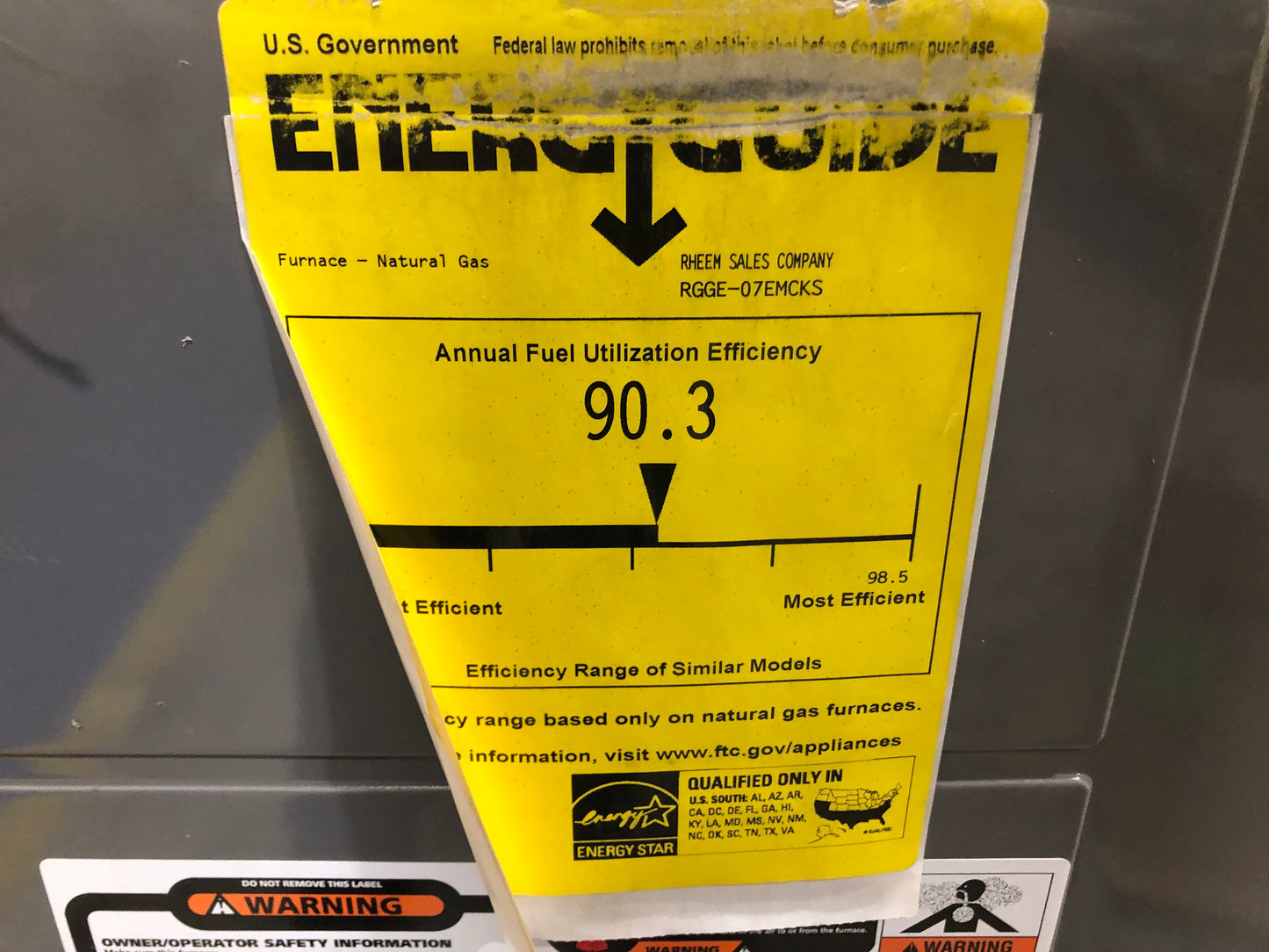 75,000 Btu Downflow Modulating Communicating Compatible Natural Gas Furnace, 90.3% 115/60/1 CFM 1200