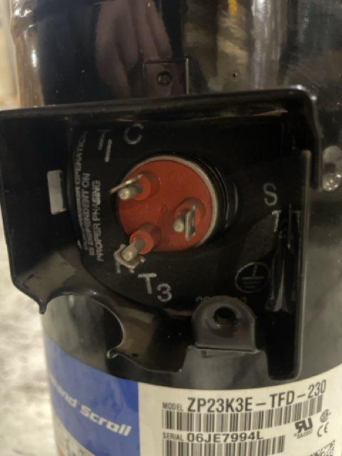 2 Ton AC/HP Scroll Compressor 460-380/60-50/3 R-410A