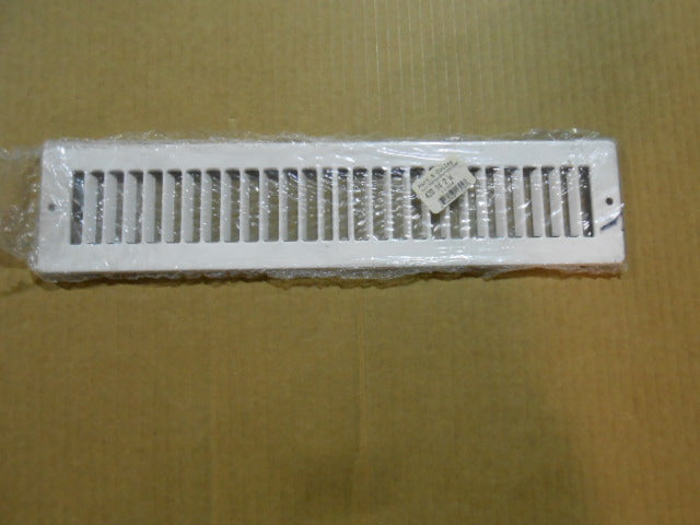 14X2 TOE SPACE GRILLE, WHITE