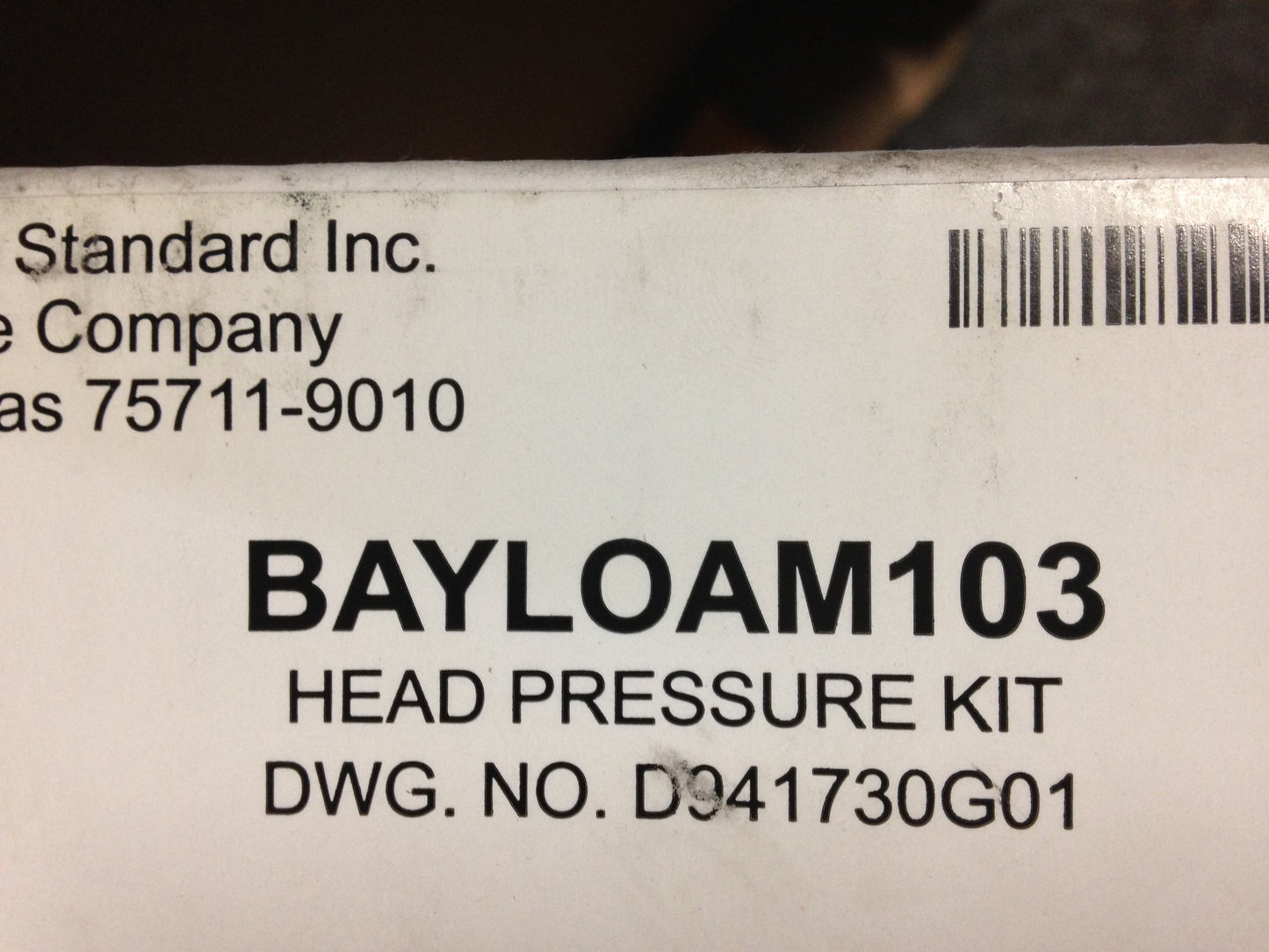 Low Ambient Control Kit 240-480V/60