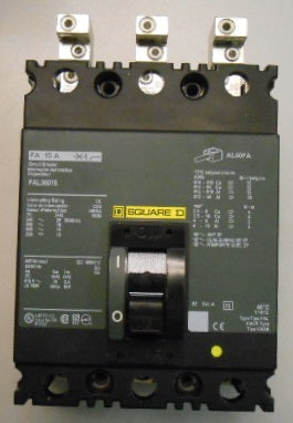 3 POLE 15 AMP CIRCUIT BREAKER 240-600/50-60