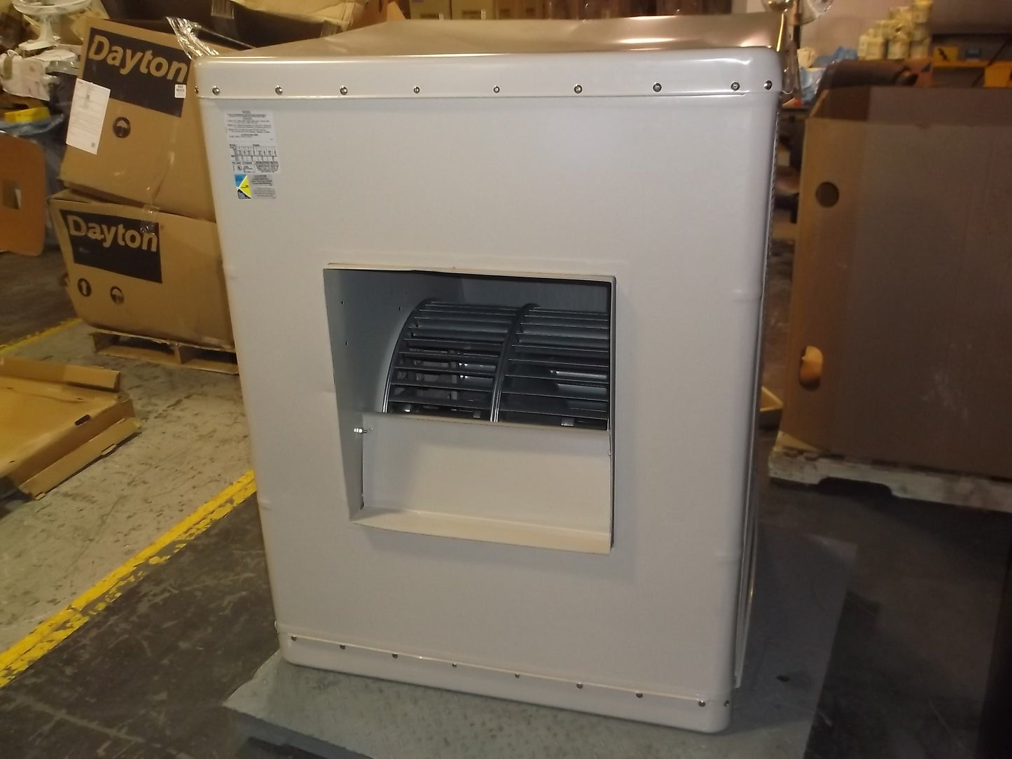 Ducted 7500 To 8500 CFM Evaporative Cooler, 115/60/1 Less Drive Package