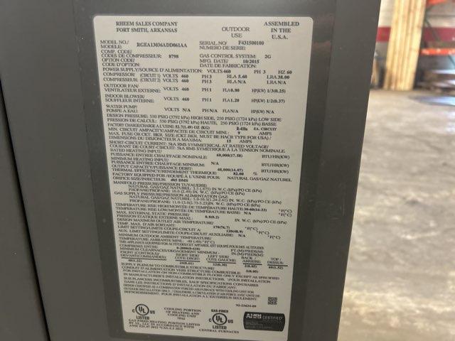 3 Ton Convertible Gas/Electric Package Unit, 13 SEER 460/60/3 R-410A
