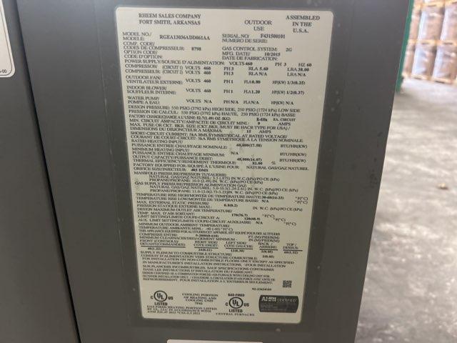 3 Ton Convertible Gas/Electric Package Unit, 13 SEER 460/60/3 R-410A