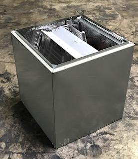 Serpentín tipo A de 3 toneladas con flujo descendente para aire acondicionado y alta presión, R-410A, CFM de 760 a 1665 pulgadas