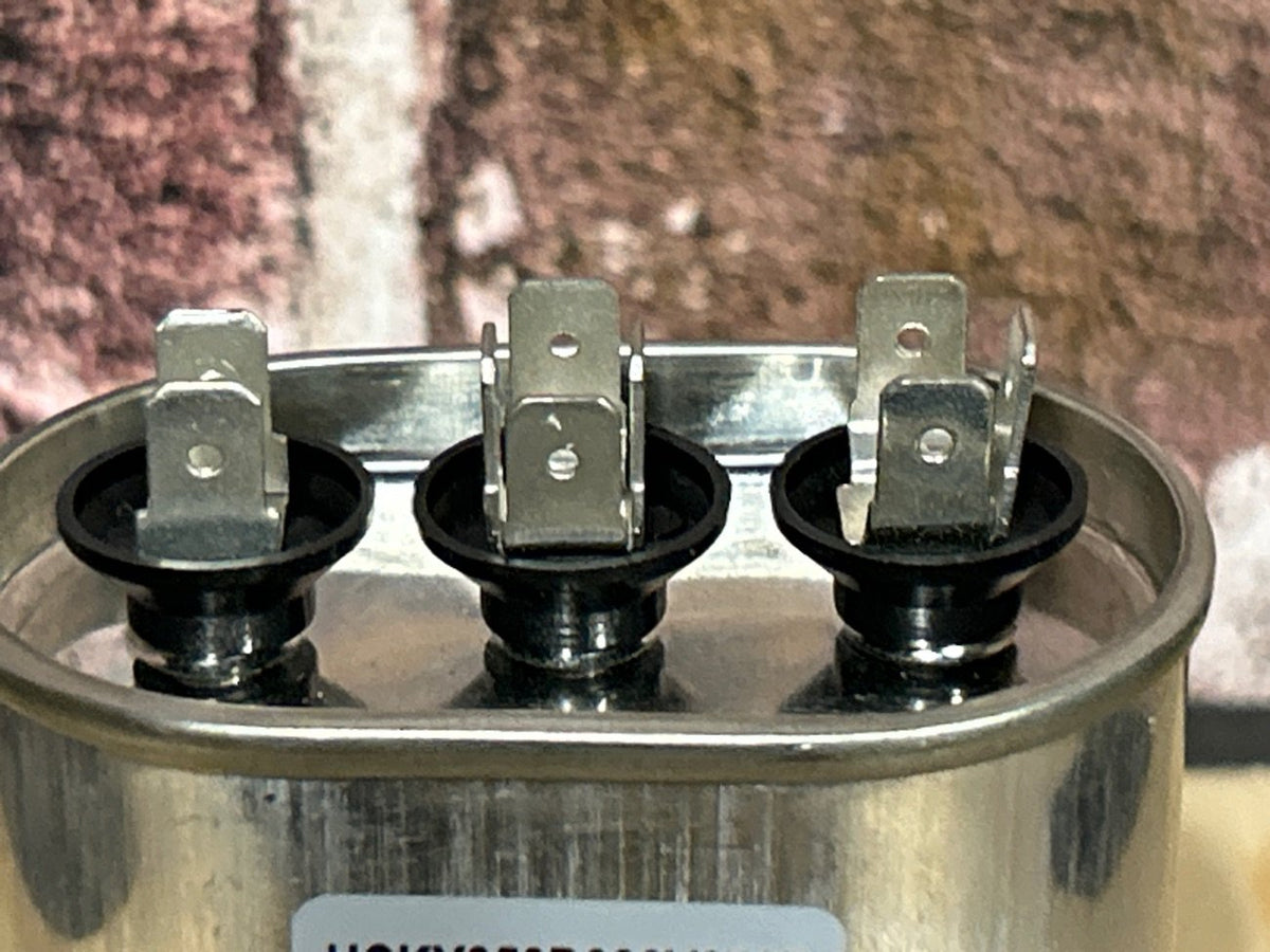 35+3 MFD x 370 VAC Oval Dual Run Capacitor