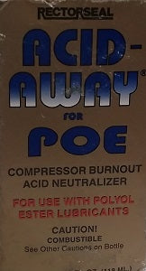 ACID-AWAY FOR POE COMPRESSOR BURNOUT ACID NEUTRALIZER, 4 OUNCE