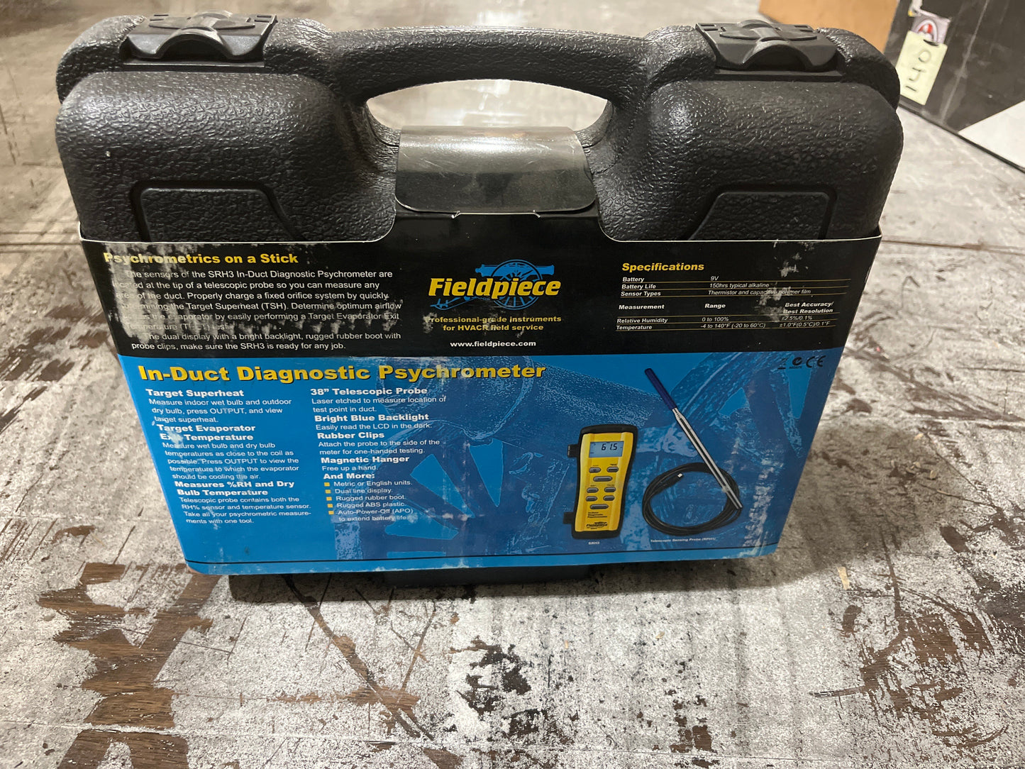 In-Duct Diagnostic Psychrometer Telescopic Probe