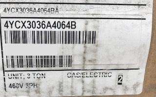 3 Ton Convertible Gas/Electric Package Unit, 13 Seer 460/60/3 R-410A