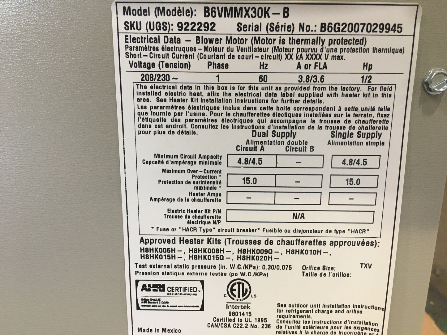 ESPEJO DE PARED BLANCO PORTSMOUTH