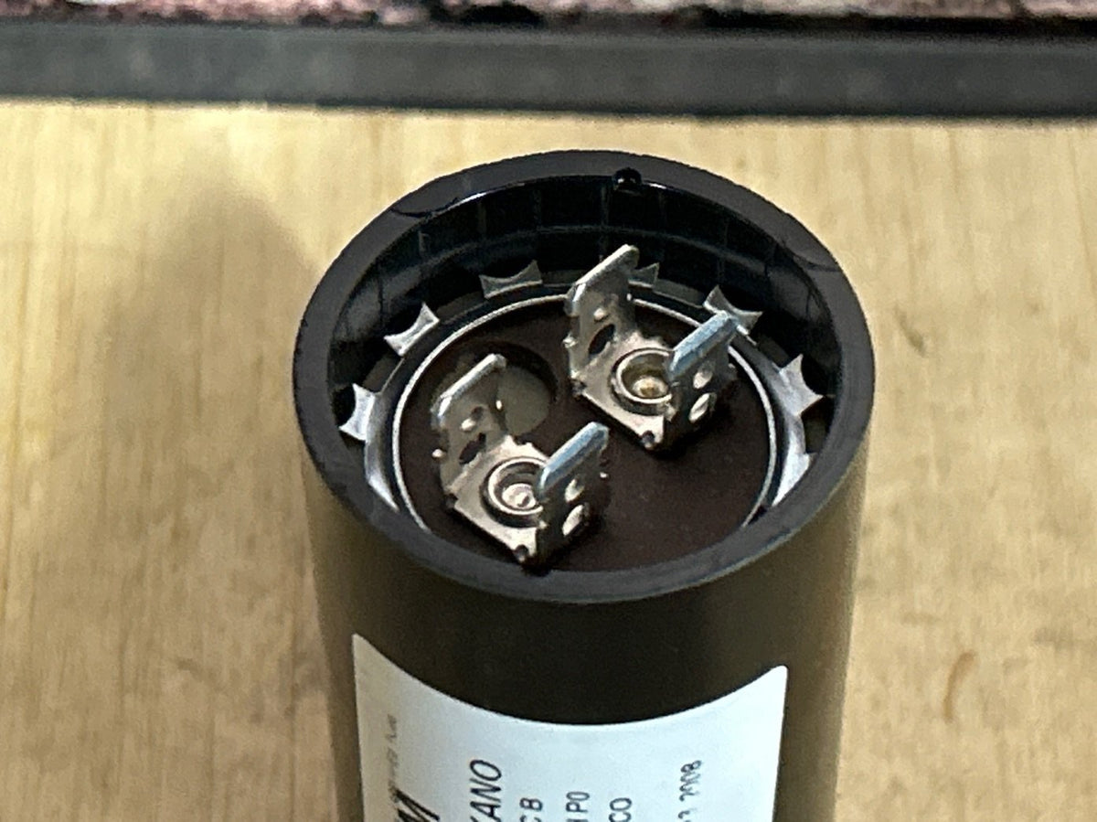 5UF  x 370VAC Round Run Capacitor 4 -Terminals
