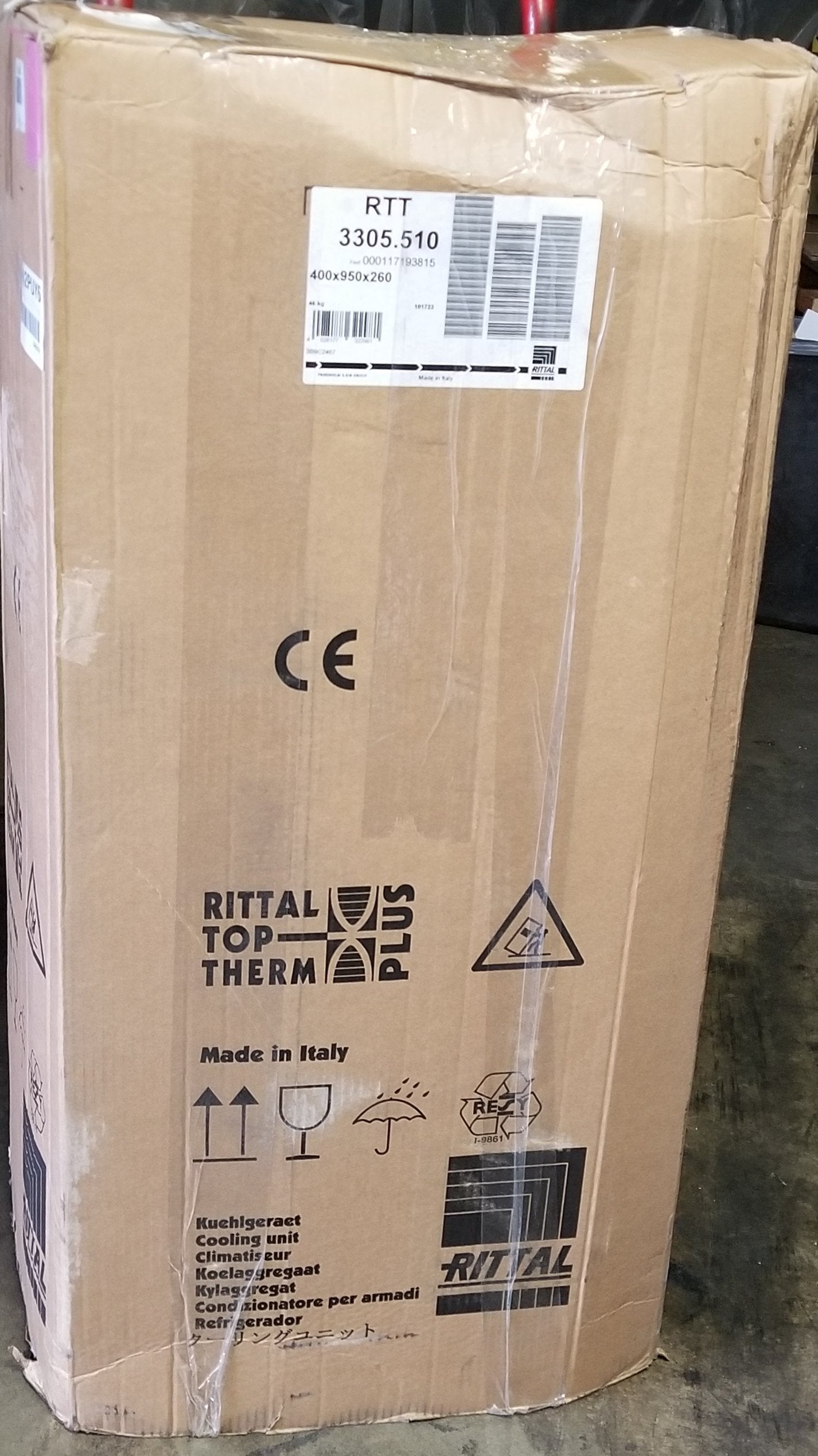 5157 Btuh R-134A Refrigeration Enclosure/Cabinet Package Air Conditioner, 115/50/60/1