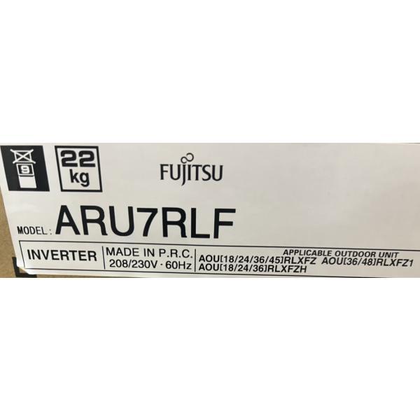 7,000 BTU Indoor Mini-Split Inverter Heat Pump Unit, 21.5 SEER 208-230/60/1 R-410A CFM 324