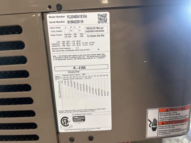 4 Ton LX Series Split-System Air Conditioner; 208-230/60/1, 13 SEER, W1M4228119