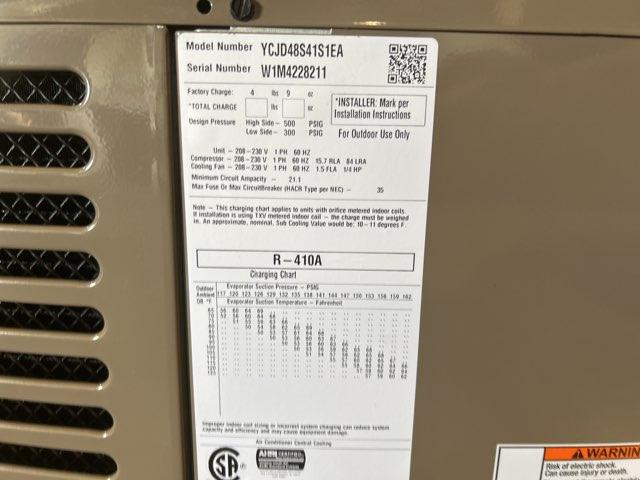 4 Ton LX Series Split-System Air Conditioner; 208-230/60/1, 13 SEER, W1M4228211