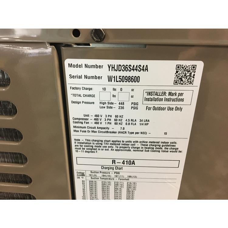 COMMERCIAL USE ONLY 3 Ton LX Series Split-System Heat Pump 460/60/3 R-410A