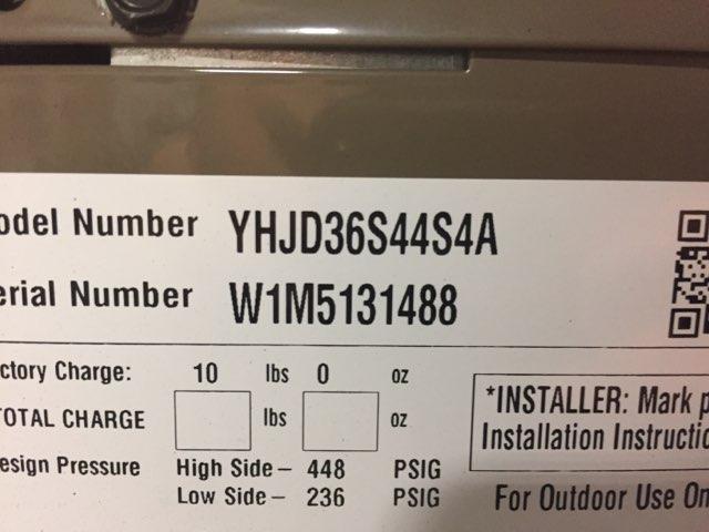 3 Ton LX Series Split-System Heat Pump; 460/60/3, R-410A
